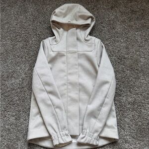 lululemon athletica Cream Hooded Jacket